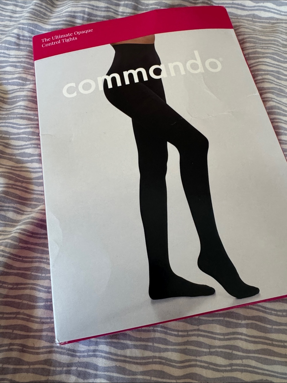 Commando Black Opaque Control Tights